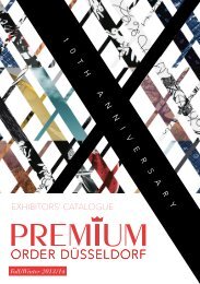 Exhibitors' CataloguE - Premium Exhibitions