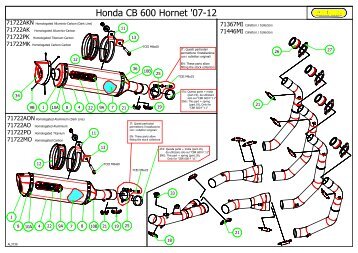 Honda CB 600 Hornet '07-12 - Arrow Special Parts