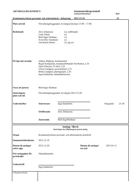 2012-12-10 - Arvidsjaur