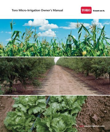 Drip Irrigation Owner's Manual - Toro