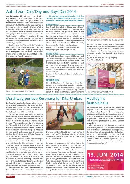 Amtsblatt der Stadt Wernigerode - 03 / 2014 (4.52 MB)