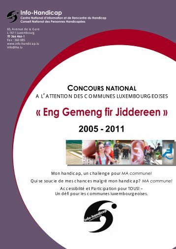 CONCOURS Â« ENG GEMENG FIR JIDDEREEN Â» 2011 ... - RTL.lu