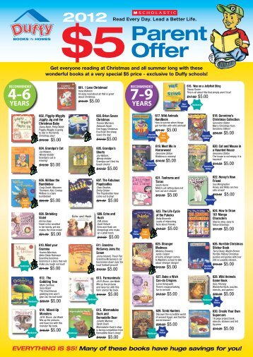 5Parent Offer - Duffy Books In Homes