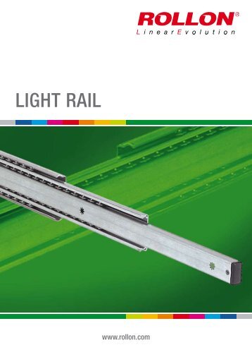 Produktkatalog (pdf) - Rollon Lineartechnik