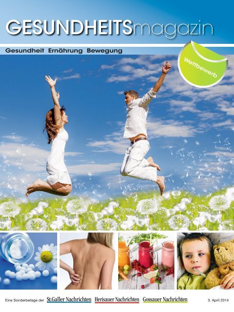 Gesundheitsmagazin St.Galler Nachrichten  Frühjahr 2014