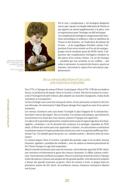 DOSSIER DE PRESSE - MusÃ©e d'art et d'histoire de NeuchÃ¢tel