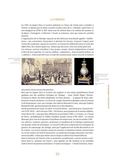 DOSSIER DE PRESSE - MusÃ©e d'art et d'histoire de NeuchÃ¢tel