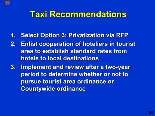 Regulation of Taxi Cabs - Orange County Comptroller