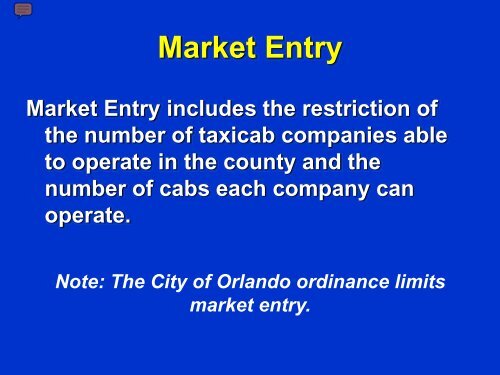 Regulation of Taxi Cabs - Orange County Comptroller