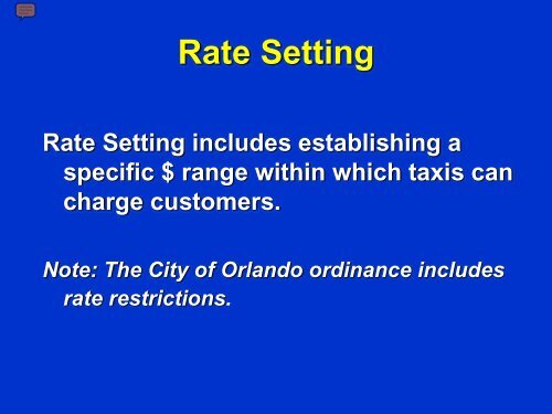 Regulation of Taxi Cabs - Orange County Comptroller