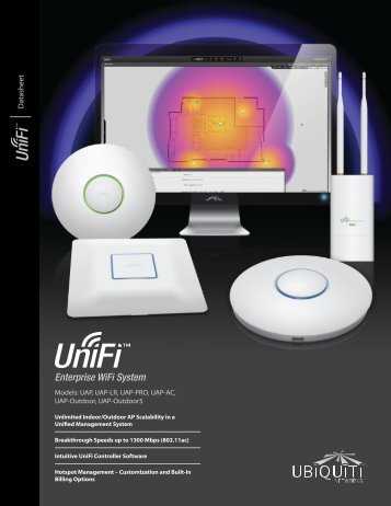 Ubiquiti UniFi UAP-AC Datasheet (PDF) - 4Gon