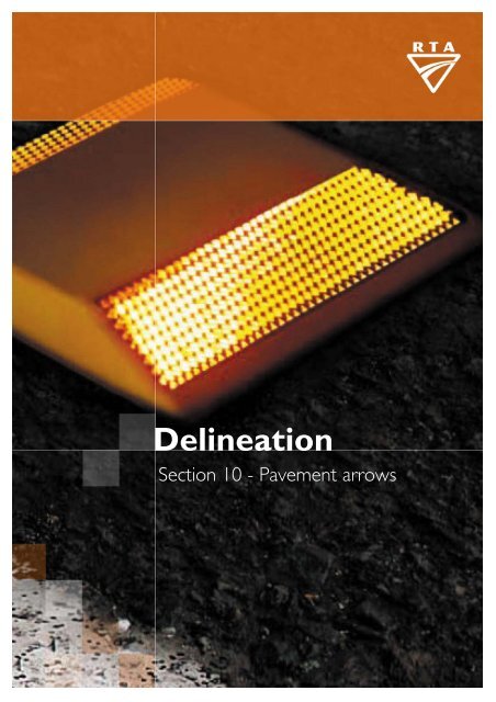 Delineation - Section 10 Pavement arrows - RTA