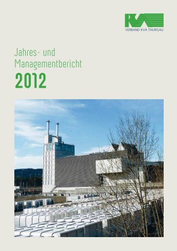 Ausgabe 2012 - beim Verband KVA Thurgau