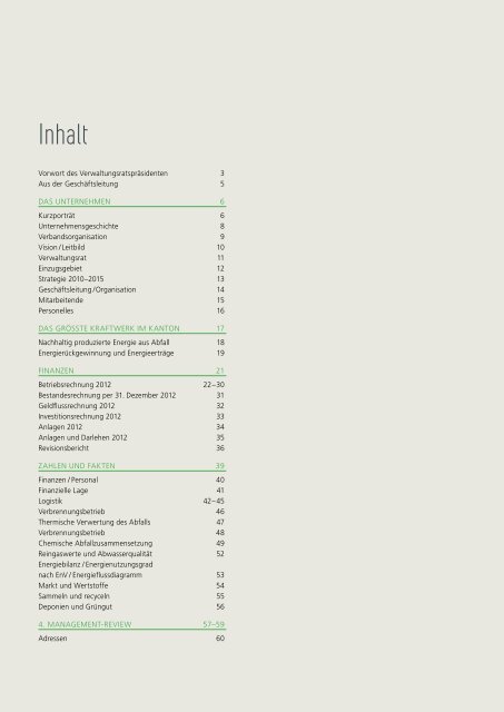 Ausgabe 2012 - beim Verband KVA Thurgau