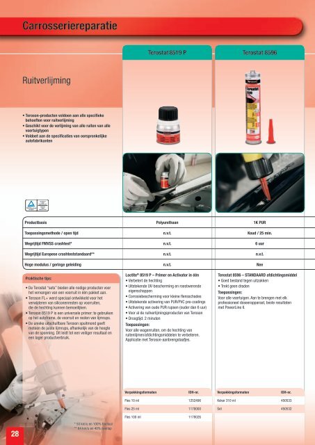 Oplossingen voor reparatie en onderhoud van voertuigen