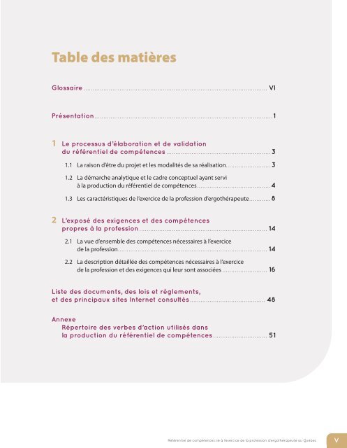 RÃ©fÃ©rentiel de compÃ©tences - Ordre des ergothÃ©rapeutes du QuÃ©bec