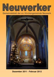 Gemeindebrief Neuwerk 04-2011 HP - Ev. luth. Kirchengemeinde ...