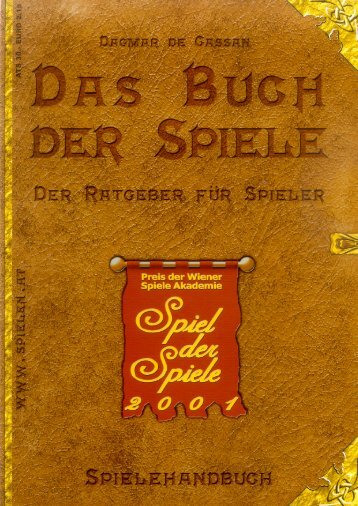 Spielehandbuch 2001 - Österreichisches Spiele Museum