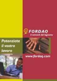 Potenziate il vostro lavoro - Fordaq