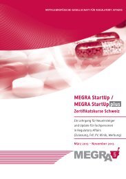 MEGRA StartUp / MEGRA StartUp plus - SwAPP