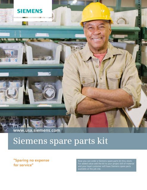 Siemens spare parts kit