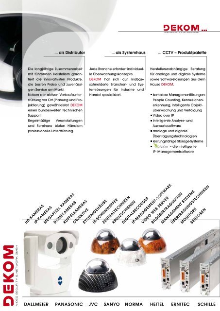 SICHERHEIT - DEKOM Video Security & Network Gmbh