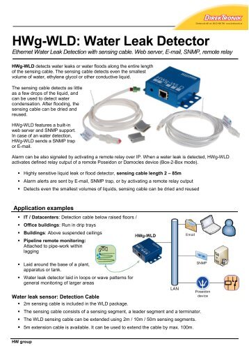 HWg-WLD: Water Leak Detector