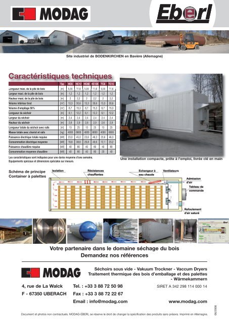 Le Container EBERL - Eberl Trocknungsanlagen Gmbh