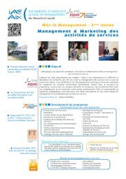 Management et Marketing des ActivitÃ©s de Service - IAE Aix-en ...