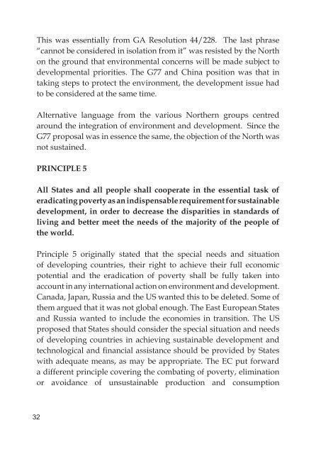 Rio Declaration On Environment and Development: An Assessment