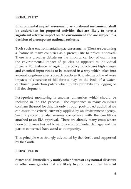 Rio Declaration On Environment and Development: An Assessment