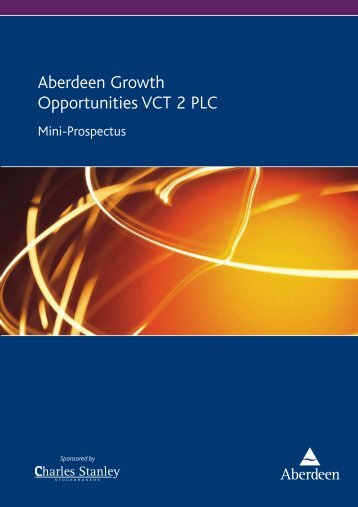 Aberdeen Growth Opportunities VCT 2 PLC - The Tax Shelter Report