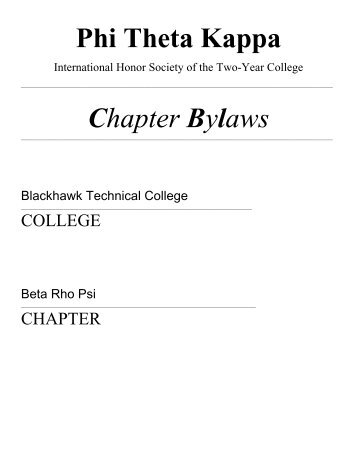 Phi Theta Kappa - Blackhawk Technical College