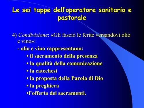 Il Buon Samaritano - Webdiocesi