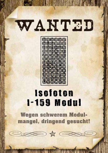 Isofoton I-159 Modul - SecondSol