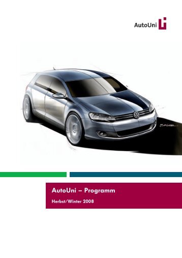 AutoUni – Programm - Volkswagen AutoUni