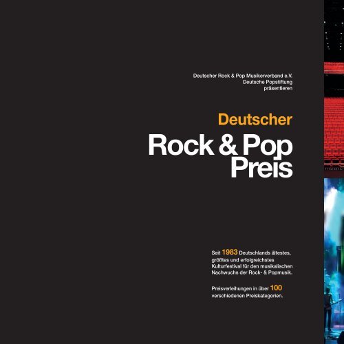 Deutscher Rock & Pop Preis - Expose