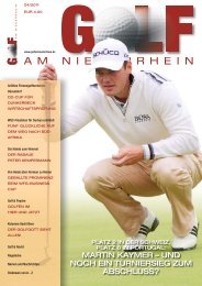 Download Golf am Niederrhein 04/2011 - CCM BugaGloede & Friends