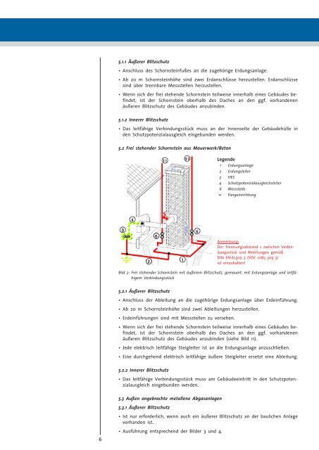Blitzschutz an Abgasanlagen Blitzschutzsystem, Erdung ... - bdh
