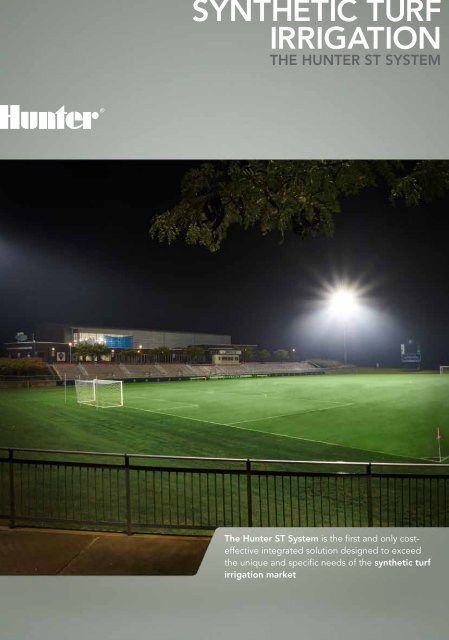 SyNTHETIC TURF IRRIGATION - Hunter Industries