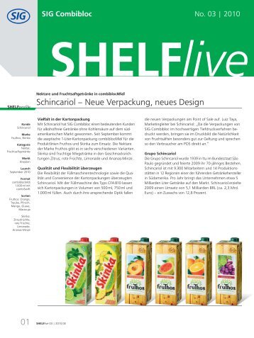 Schincariol – Neue Verpackung, neues Design