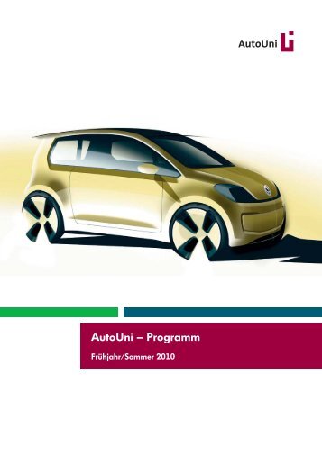 AutoUni – Programm - Volkswagen AutoUni