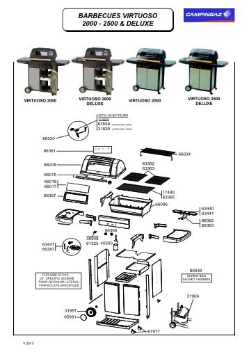 BARBECUES VIRTUOSO 2000 - 2500 & DELUXE - Campingaz