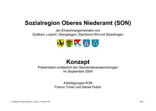 PrÃ¤sentation SON Gemeinden - SP Lostorf