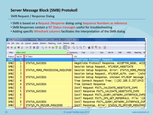 (SMB) Protokoll - Sharkfest - Wireshark