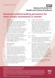 Intramural Urethral bulking Procedures For ... - Casettagiovanni.it