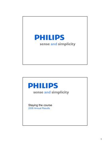 Philips - Financial