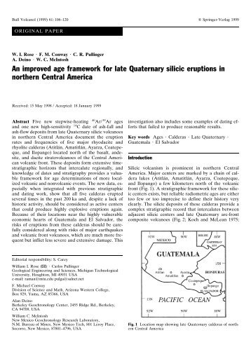 An improved age framework for late Quaternary silicic eruptions in ...