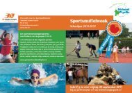 sportsnuffelweek - kies je sport