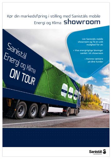 A4 flyer udlejning klima showroom_ebook - SanistÃ¥l A/S